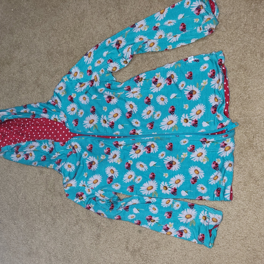 Floral Ladybug Hooded Jacket